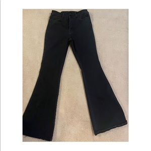 Flying monkey high rise flare jeans
